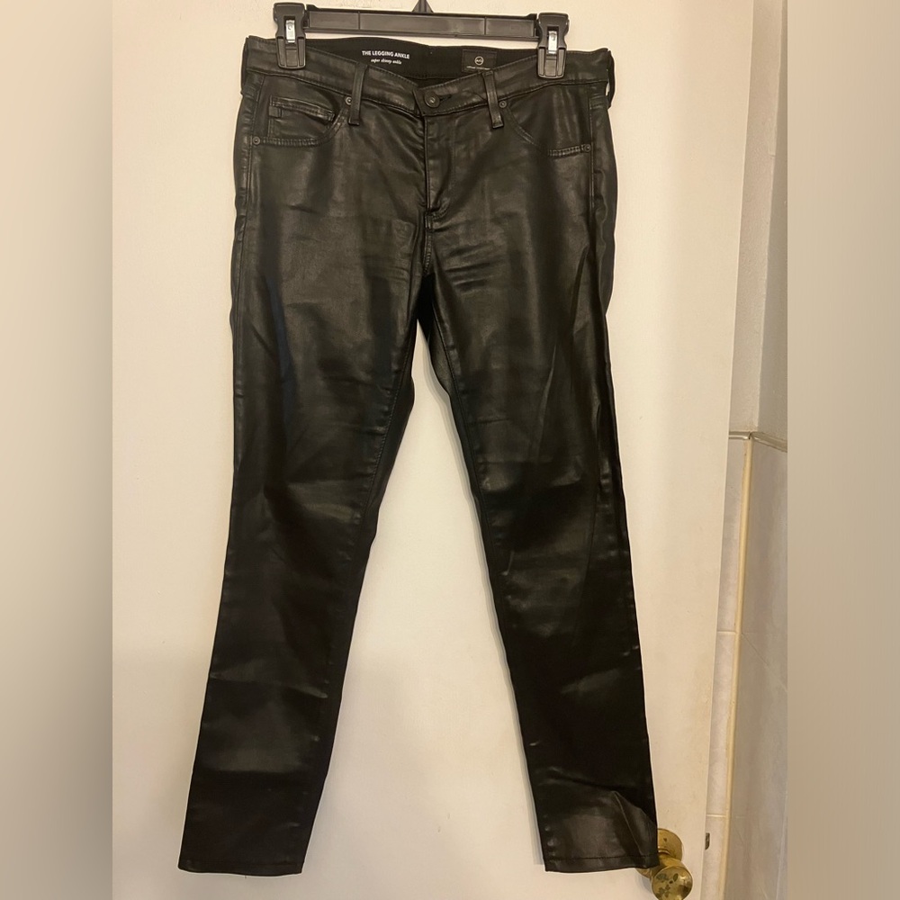 AG Adriano Goldschmied Black Skinny Pants